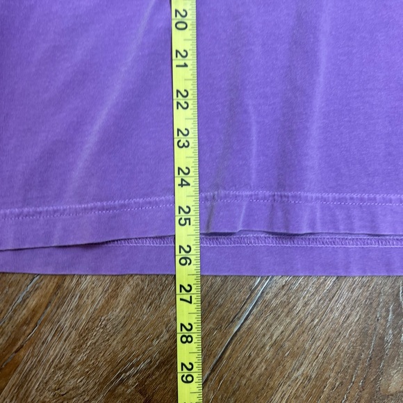 Life is Good Long Sleeve Crew Neck Tee Powder Room Size Large Purple - Picture 9 of 11